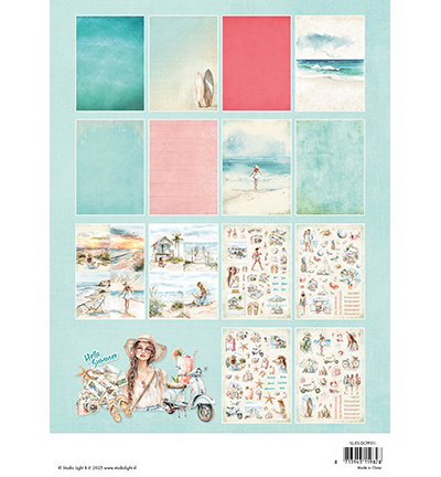 Studio Light SL Die-cut Paper Pad Summer Celebration Essentials nr.311