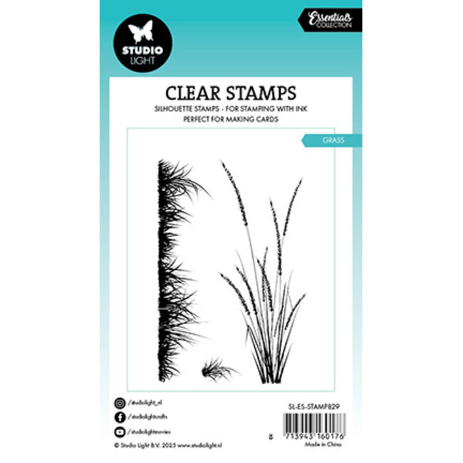 Studio Light SL Clear Stamp Grass Essentials nr.829