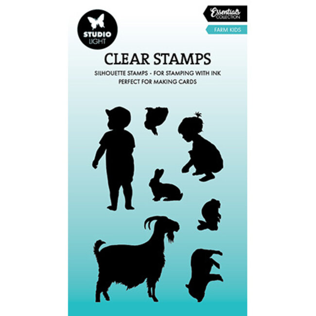 Studio Light SL Clear Stamp Farm kids Essentials nr.830