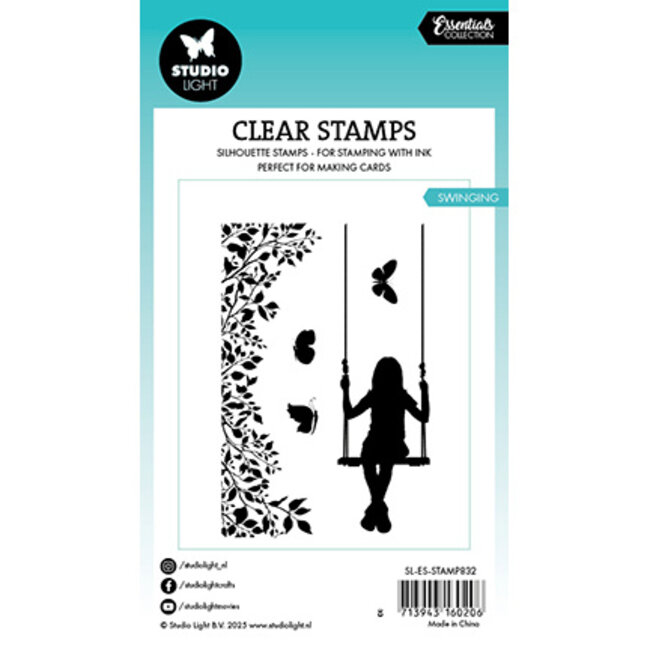 Studio Light SL Clear Stamp Swinging Essentials nr.832