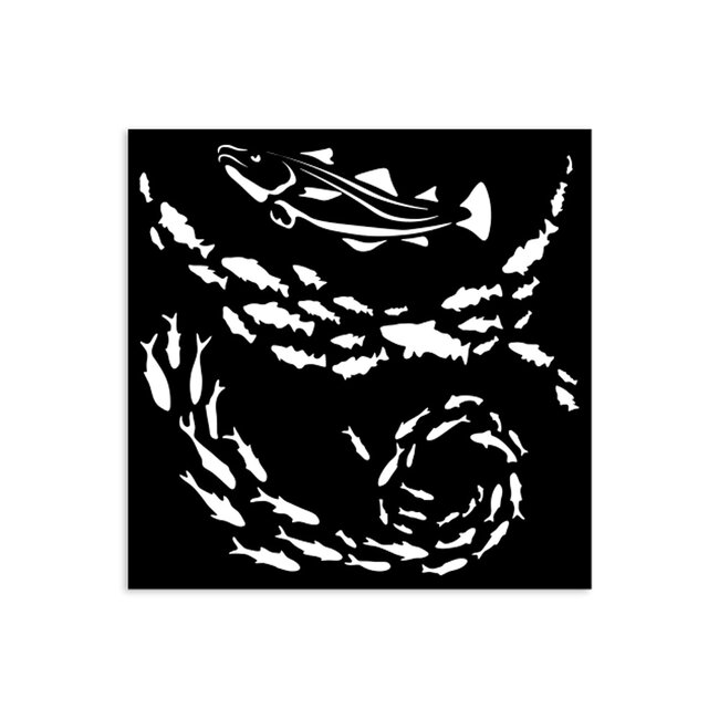 Stamperia Assortment stencil Silent Sea 8 pcs