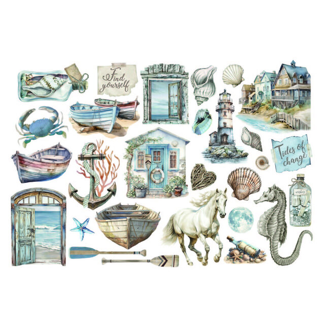 Stamperia Ephemera  - Silent Sea