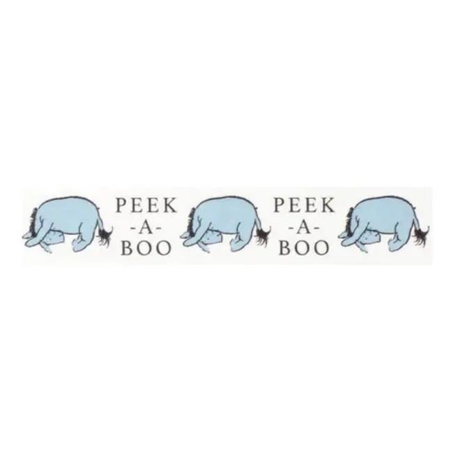 Echo Park Winnie The Pooh Baby Washi Tape Peek A Boo Eeyore