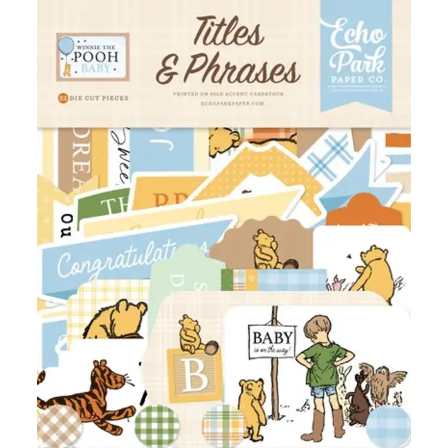 Echo Park Echo Park Winnie The Pooh Baby Titles & Phrases