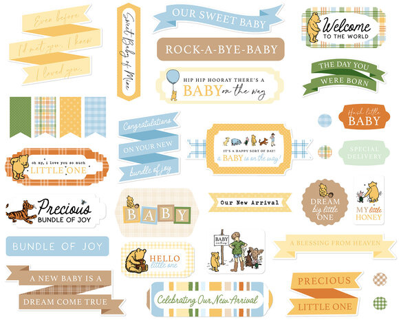 Echo Park Echo Park Winnie The Pooh Baby Titles & Phrases