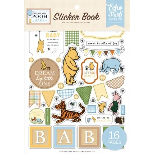 Echo Park Winnie The Pooh Baby Sticker Book