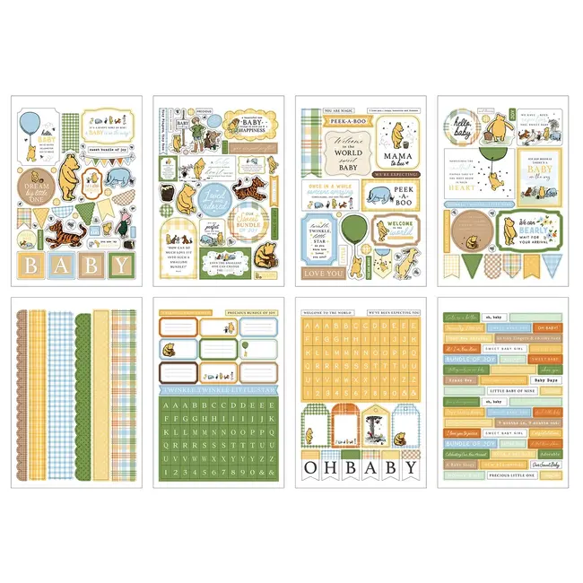 Echo Park Winnie The Pooh Baby Sticker Book