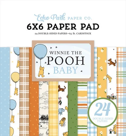 Echo Park Winnie The Pooh Baby 6x6 Inch Paper Pad