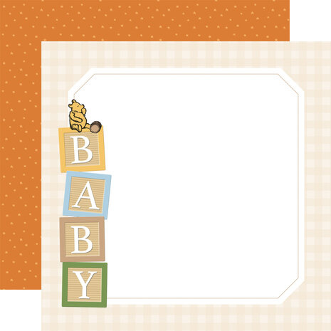 Echo Park Winnie The Pooh Baby 12x12 Inch Collection Kit