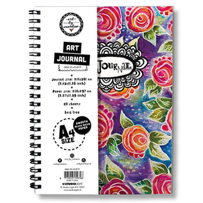 Studio Light  ABM Art Journal A4 size Art by Marlene nr.19
