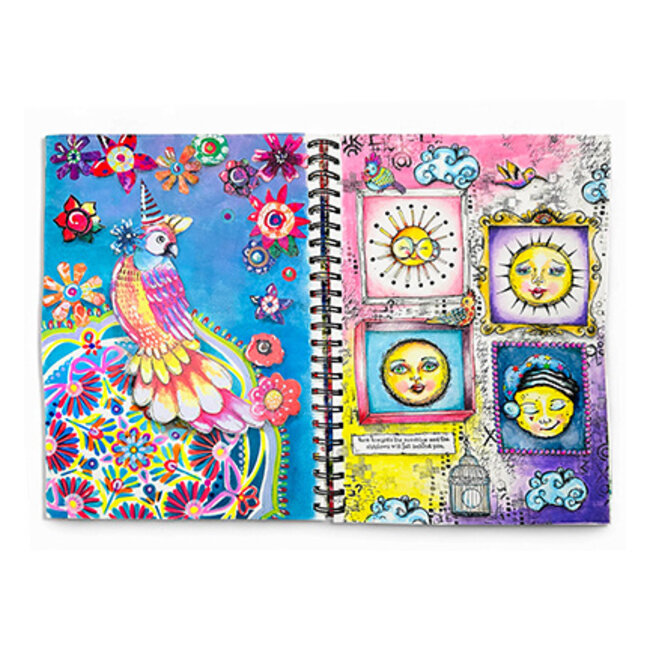 Studio Light  ABM Art Journal A4 size Art by Marlene nr.19