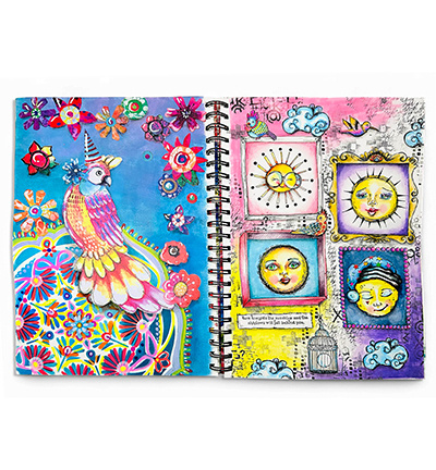 Studio Light  ABM Art Journal A4 size Art by Marlene nr.19