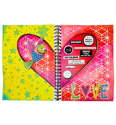 Studio Light  ABM Art Journal A4 size Art by Marlene nr.19