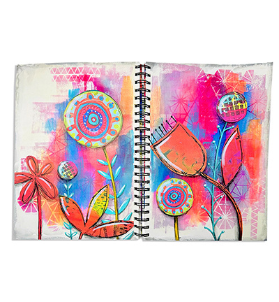 Studio Light  ABM Art Journal A4 size Art by Marlene nr.19