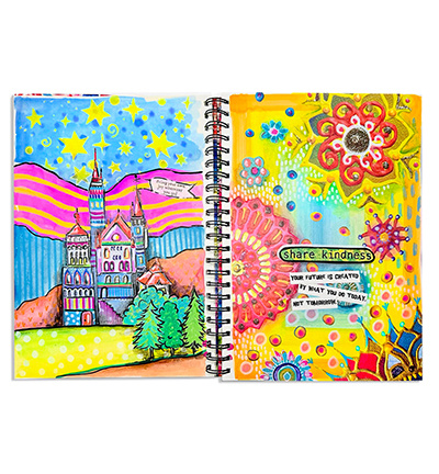 Studio Light  ABM Art Journal A4 size Art by Marlene nr.19