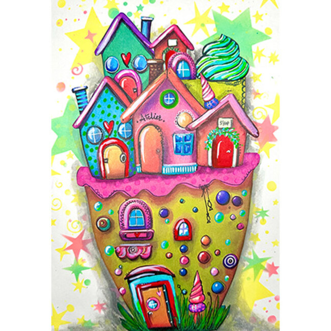 Studio Light  ABM Art Journal A4 size Art by Marlene nr.19