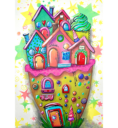 Studio Light  ABM Art Journal A4 size Art by Marlene nr.19