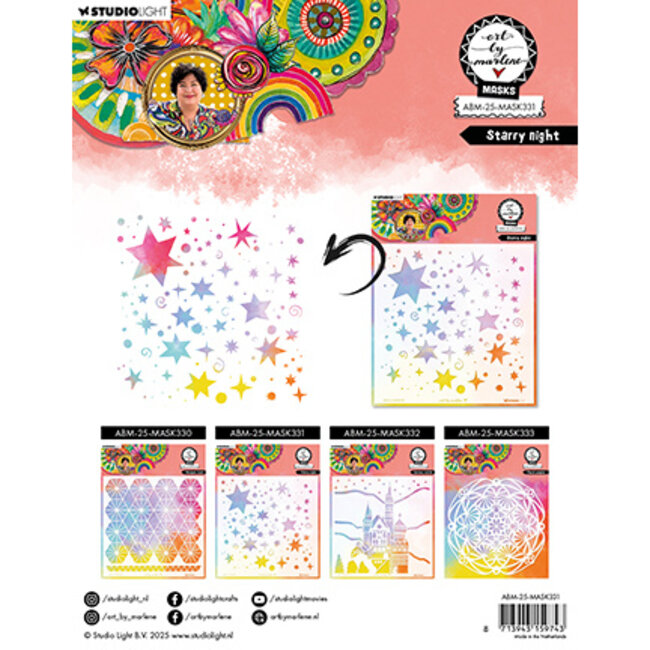 Studio Light  ABM Mask Starry night Art by Marlene nr.331