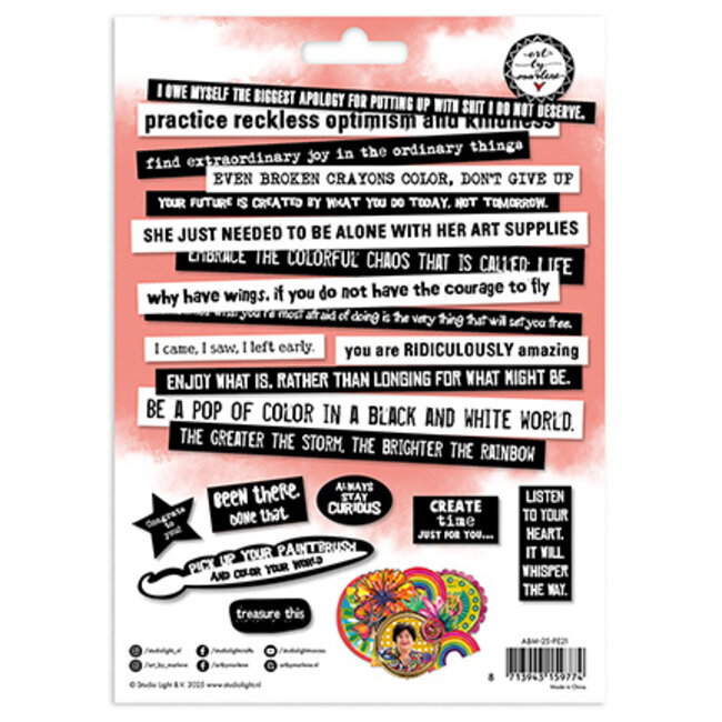 Studio Light ABM Paper Elements A lot of quotes Art by Marlene nr.21