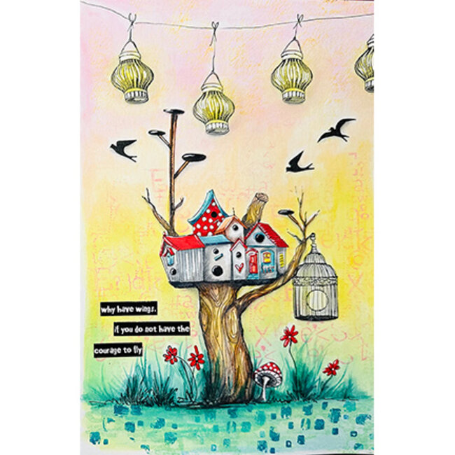 Studio Light ABM Clear Stamp Sweet dreams Art by Marlene nr.816