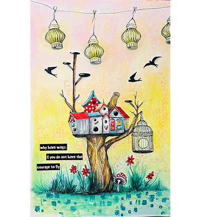 Studio Light ABM Clear Stamp Sweet dreams Art by Marlene nr.816