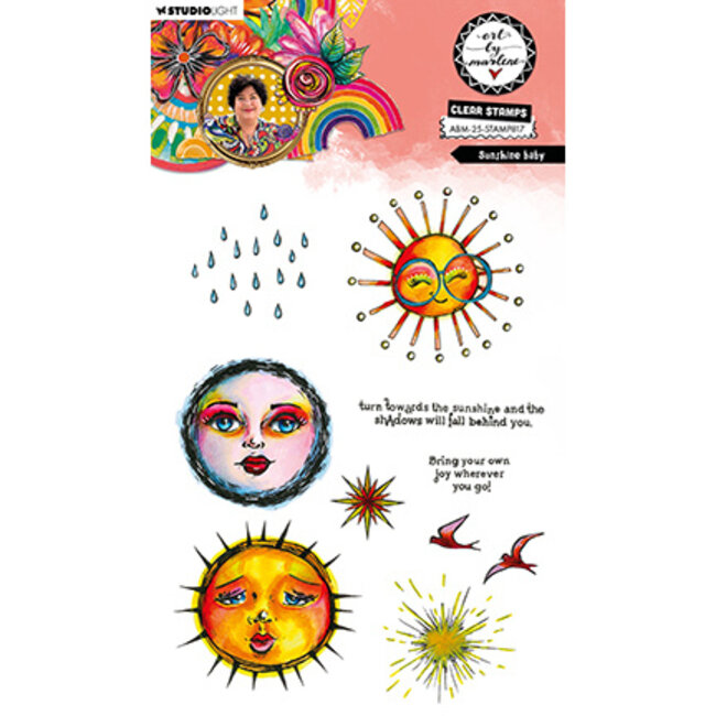 Studio Light  ABM Clear Stamp Sunshine baby Art by Marlene nr.817