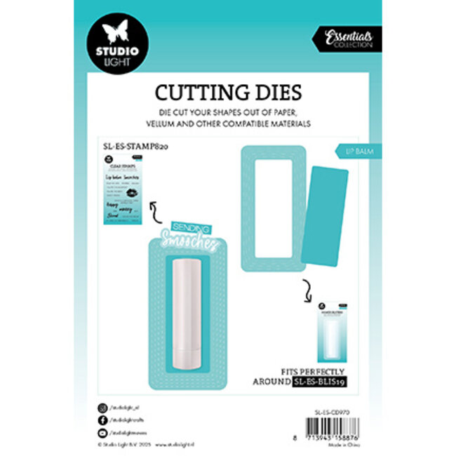 Studio Light SL Cutting Die Lip balm blister die Essentials nr.970
