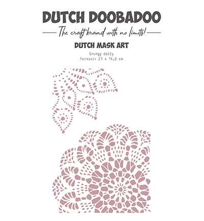 Dutch Doobadoo DDBD Mask Art Grunge Doily