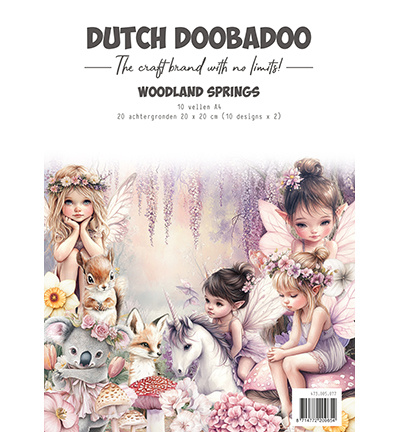 Dutch Doobadoo DDBD Collage Paperset Woodland Springs