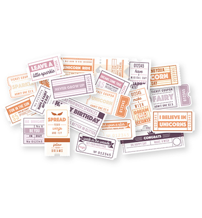 Dutch Doobadoo  DDBD Die-cuts Tickets Woodland Springs