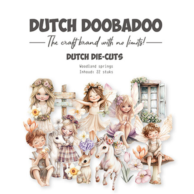 Dutch Doobadoo DDBD Collage Die-cuts Woodland Springs
