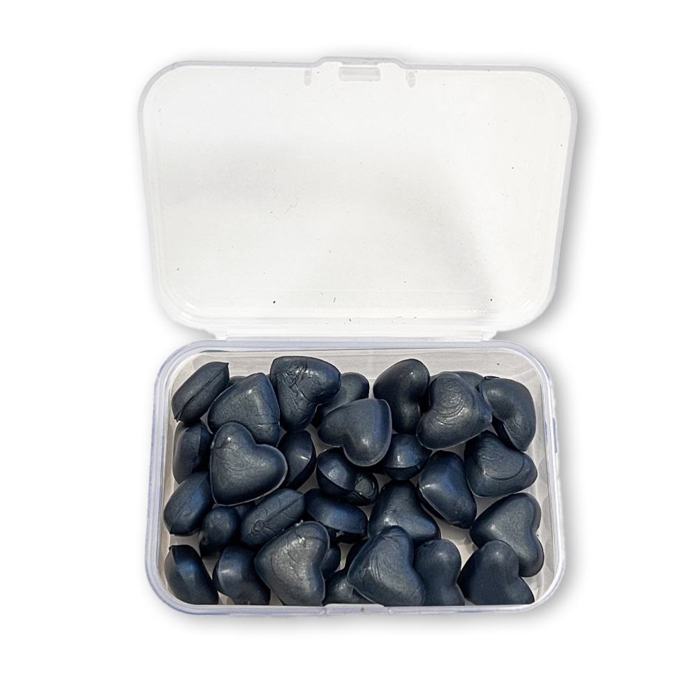 Stamperia Wax Refill gr 20 Heart shape - Pearl deep blue