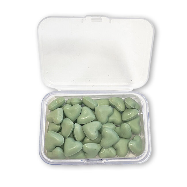 Stamperia Wax Refill gr 20 Heart shape - Pastel mint