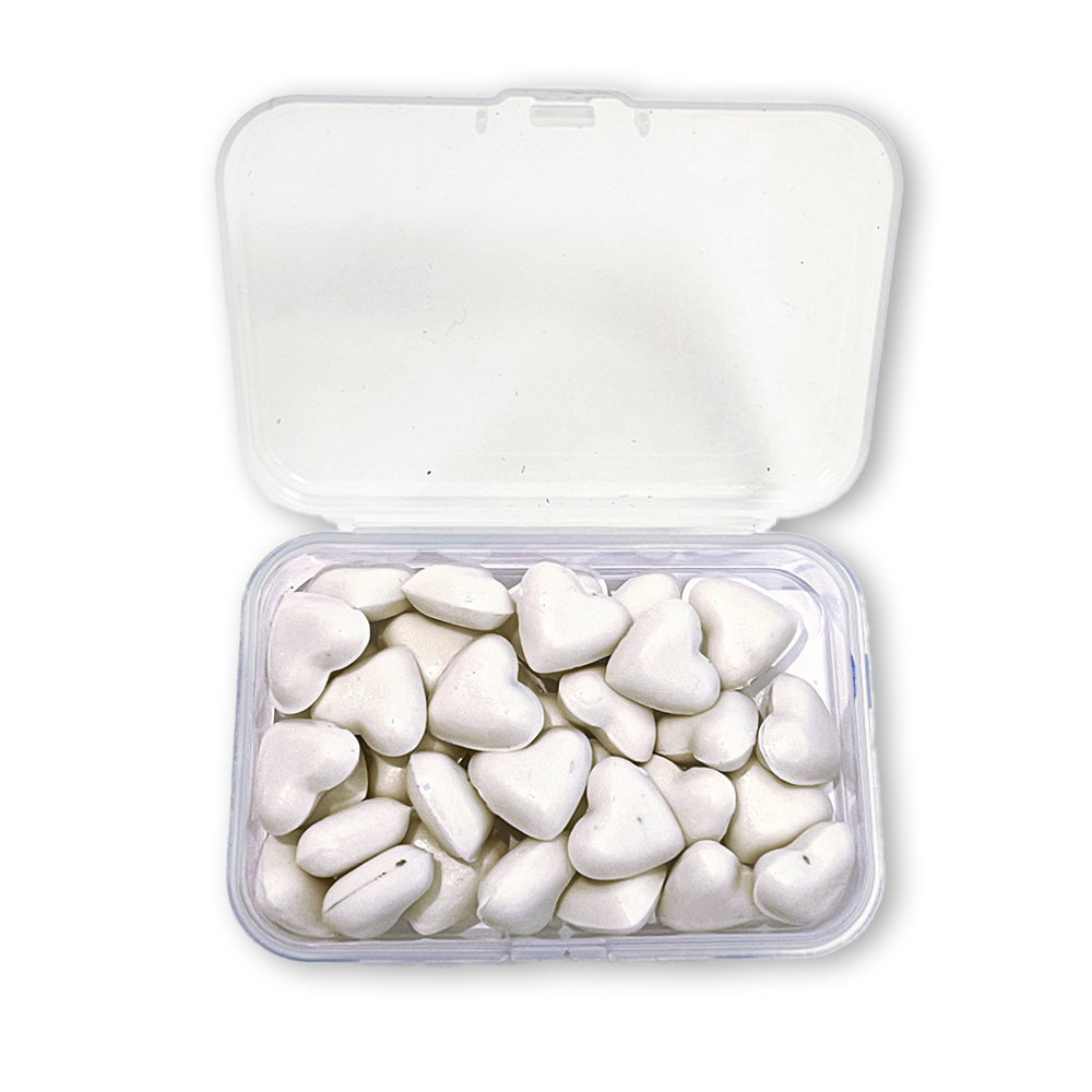 Stamperia Wax Refill gr 20 Heart shape - Pearl white