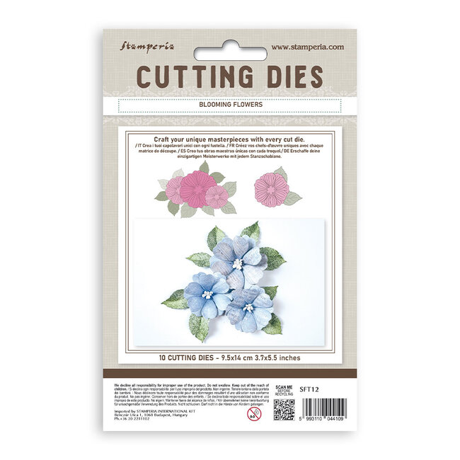Stamperia Cutting Dies A6 - Blooming flowers