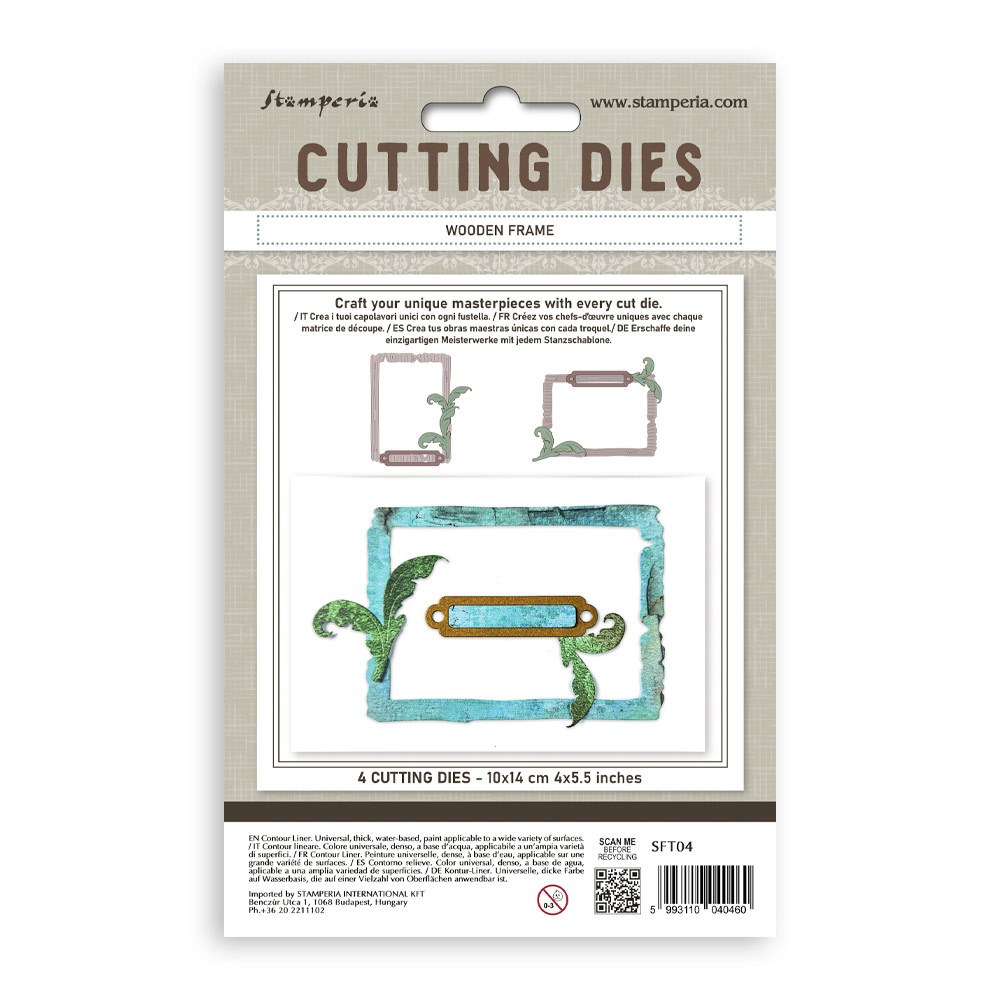 Stamperia Cutting Dies A6 - Wooden frame