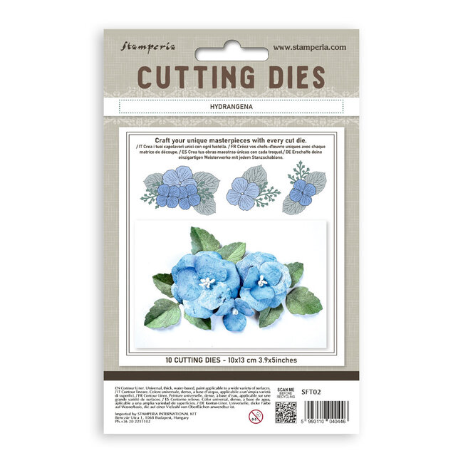 Stamperia Cutting Dies A6 - Hydrangea