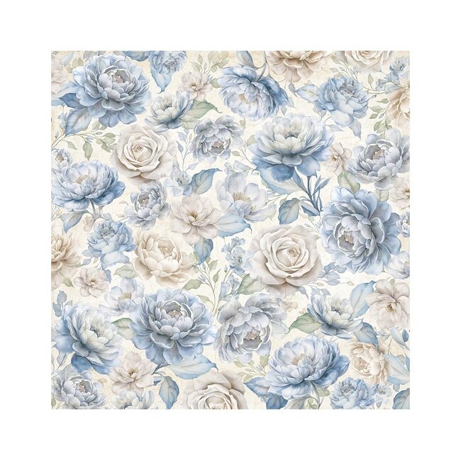 Stamperia Pack 4 sheets fabric cm 30x30 - Timeless