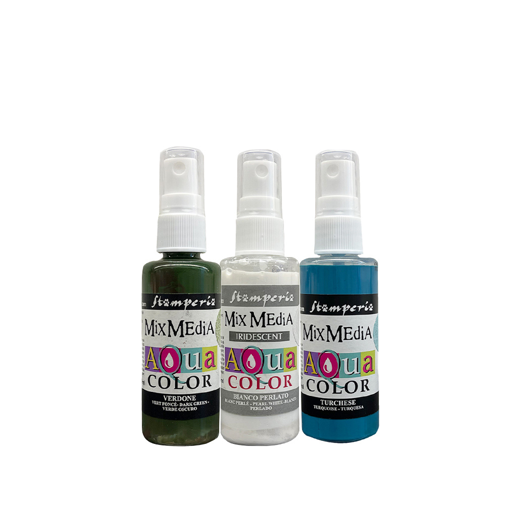 Stamperia Selection 3 Aquacolor Timeless