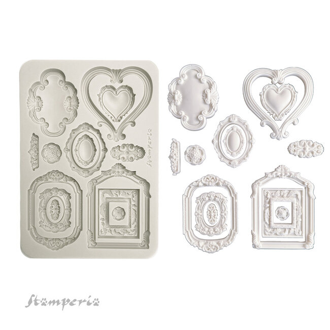 Stamperia Silicon mould A5 - Timeless frames