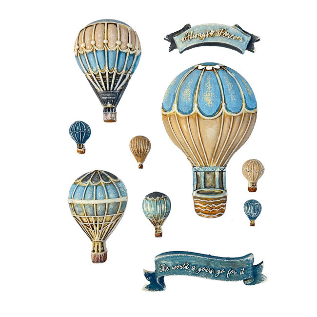 Stamperia Soft Mould A5 - Timeless balloons