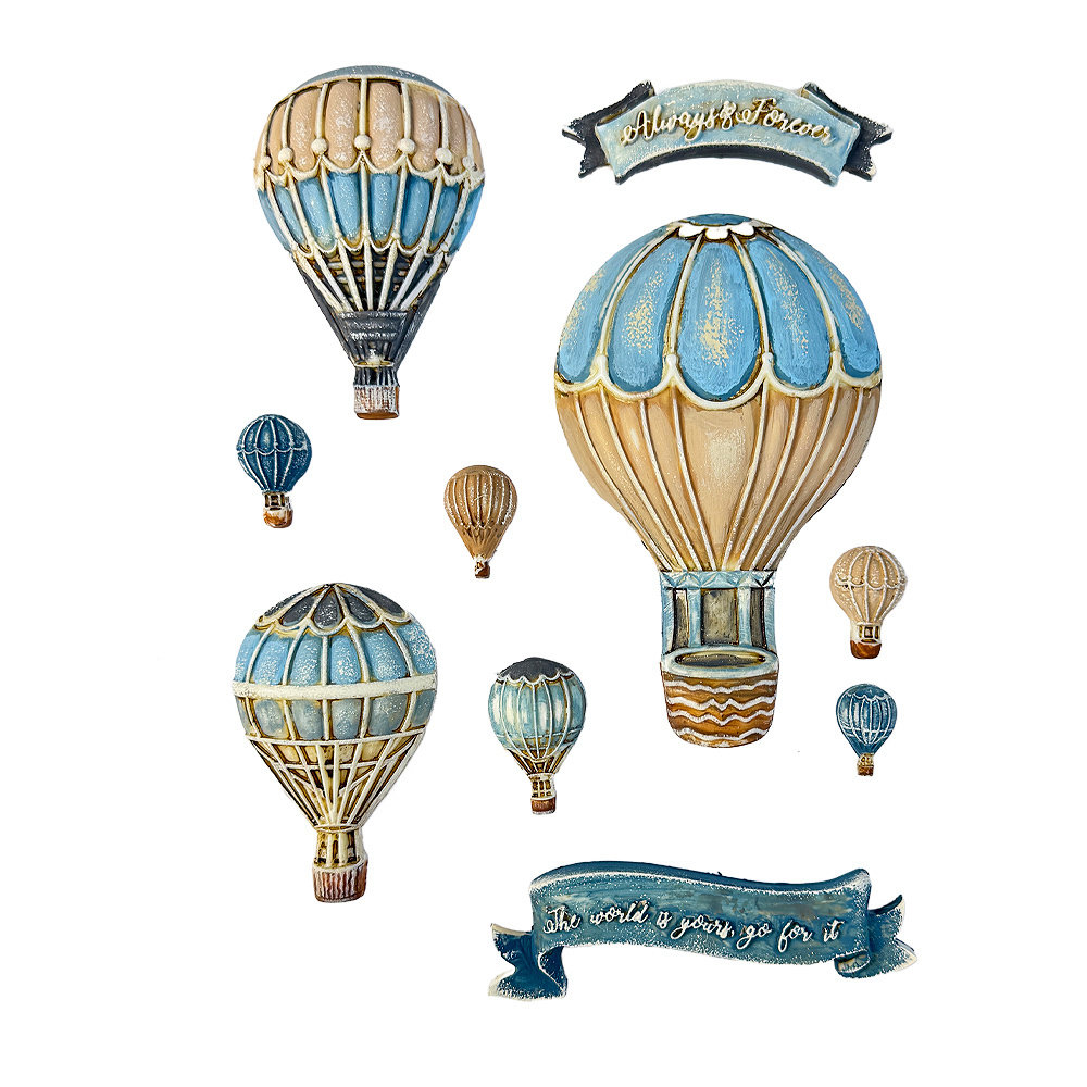 Stamperia Soft Mould A5 - Timeless balloons