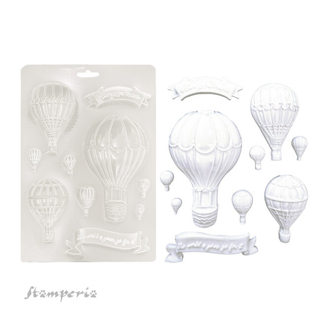 Stamperia Soft Mould A5 - Timeless balloons