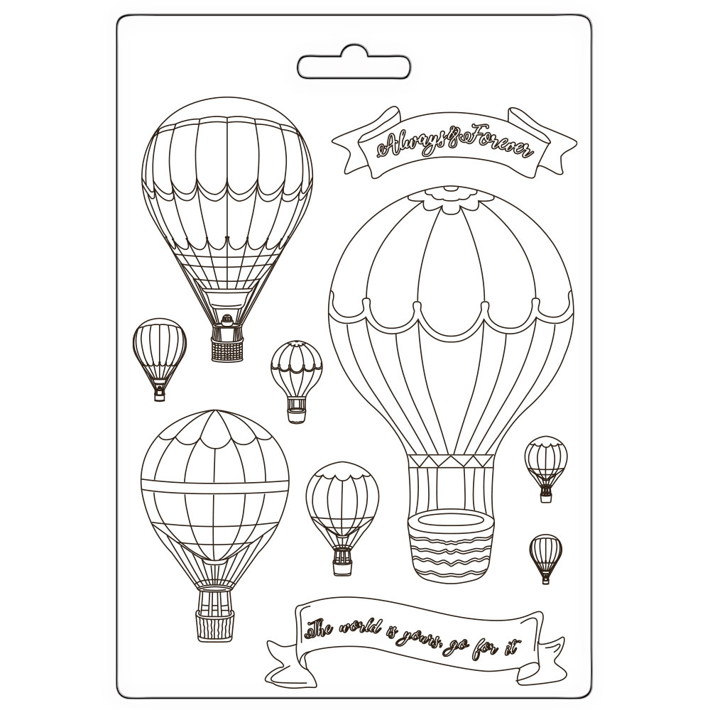 Stamperia Soft Mould A5 - Timeless balloons