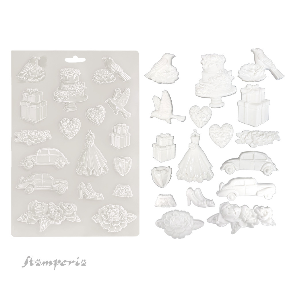 Stamperia Soft Mould A4 - Timeless