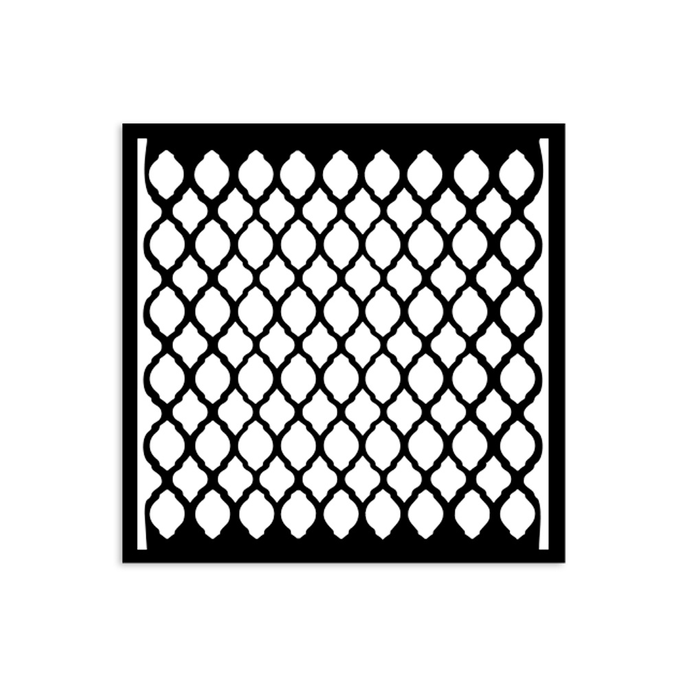 Stamperia Thick stencil cm 12X12 - Timeless net texture