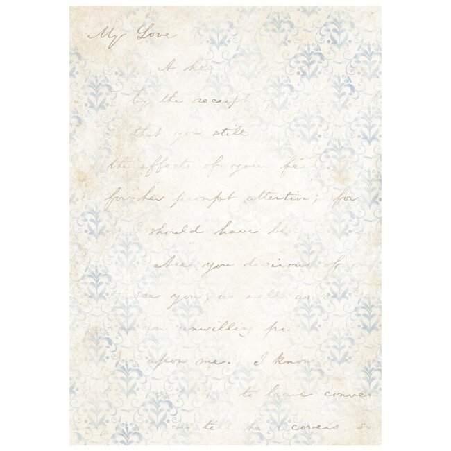 Stamperia Selection 8 Rice paper A6 backgrounds - Timeless