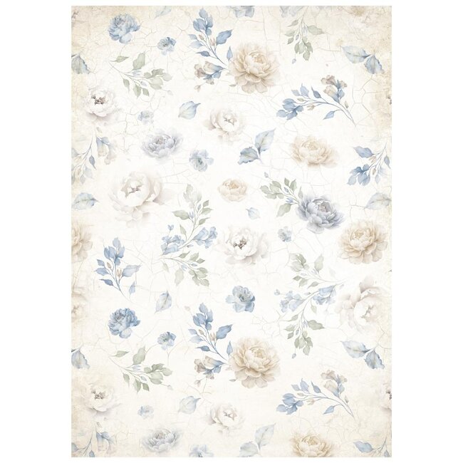 Stamperia Selection 8 Rice paper A6 backgrounds - Timeless