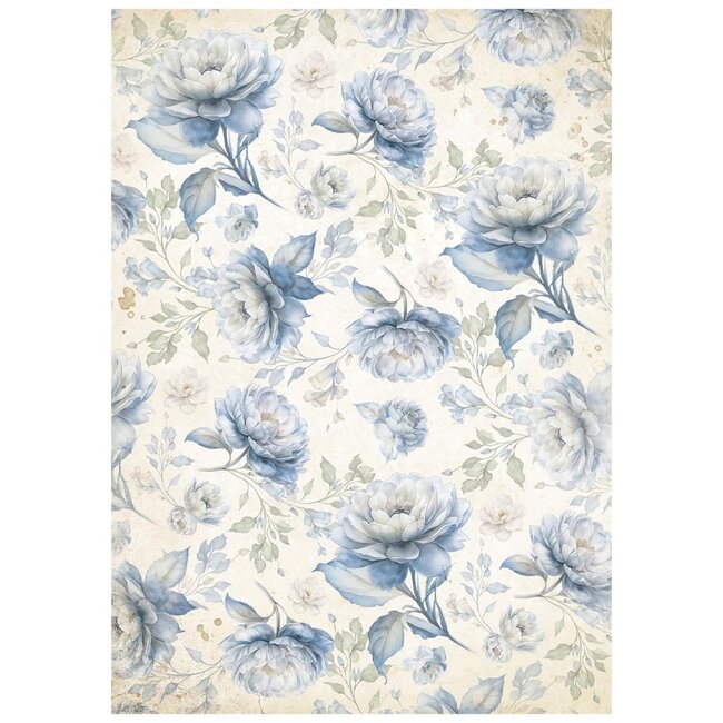 Stamperia Selection 8 Rice paper A6 backgrounds - Timeless