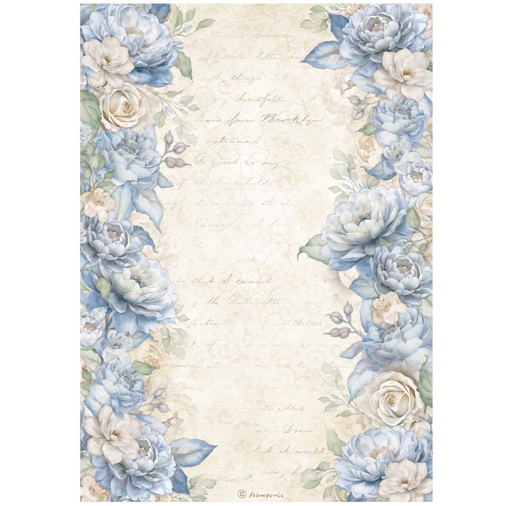 Stamperia Selection 6 Rice paper A4 - Timeless